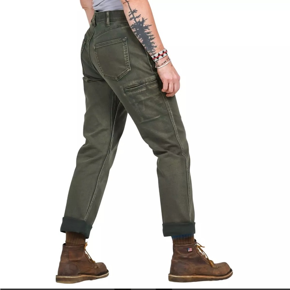 Dovetail Workwear Shop Pants Olive Green 0/30